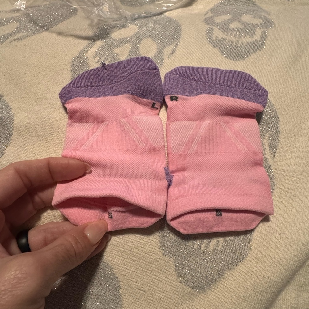 Lululemon athletics Purple and Pink low Socks size small NWOT
